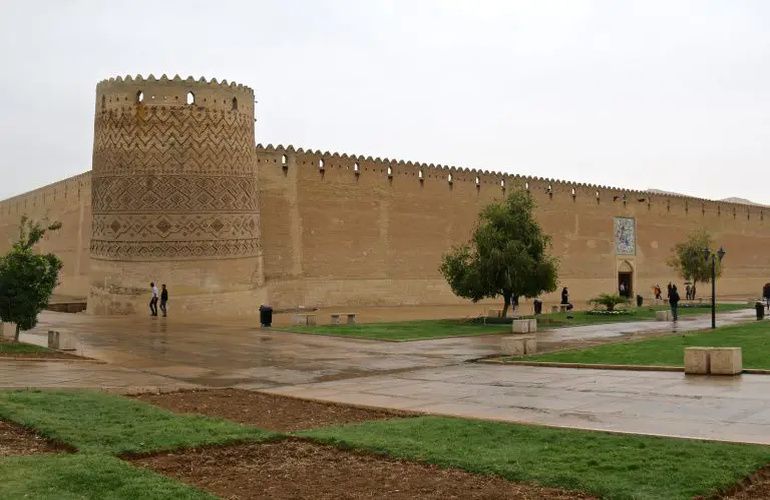 نمایی از ارگ کریم خان زند