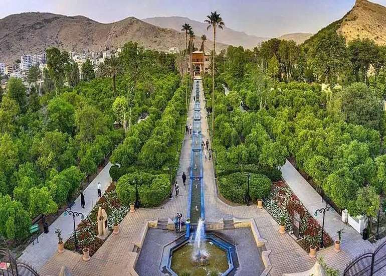 باغ دلگشا نمای بالا