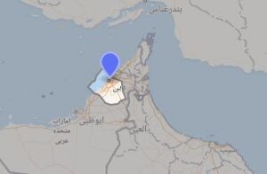 دبی روی نقشه